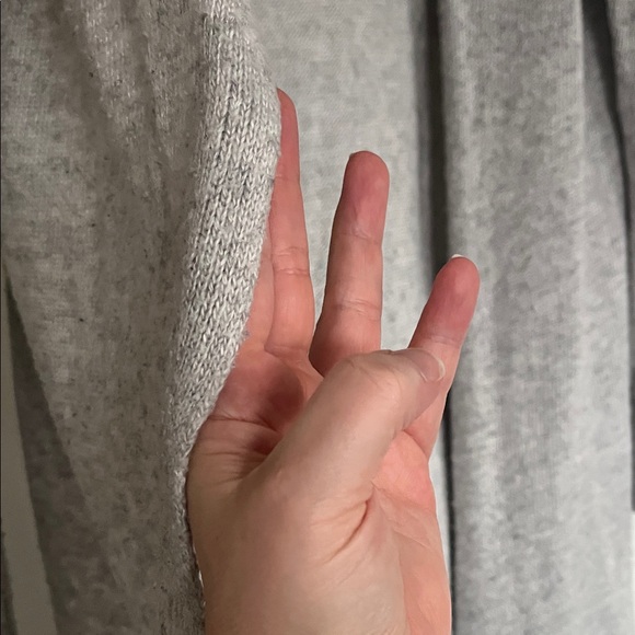 Doe & Rae Light Gray Open Cardigan - Picture 5 of 6